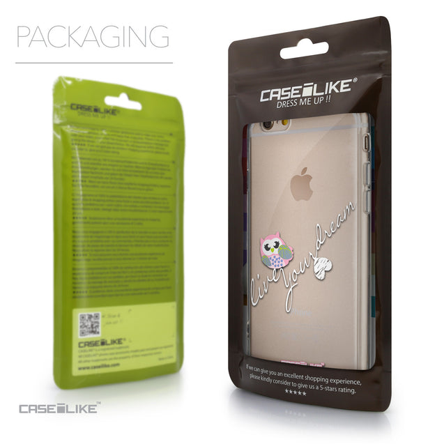 Packaging - CASEiLIKE Apple iPhone 6 back cover Owl Graphic Design 3314