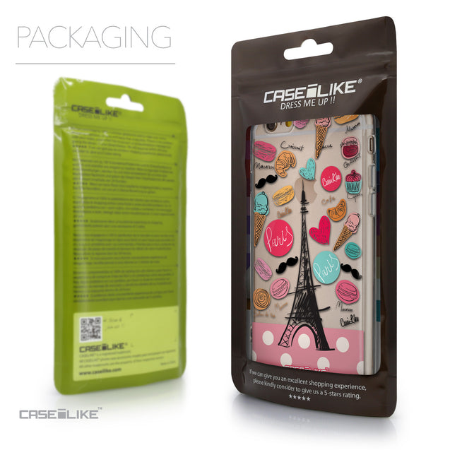 Packaging - CASEiLIKE Apple iPhone 6 back cover Paris Holiday 3904