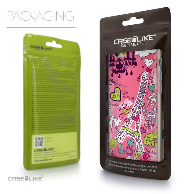 Packaging - CASEiLIKE Apple iPhone 6 back cover Paris Holiday 3905