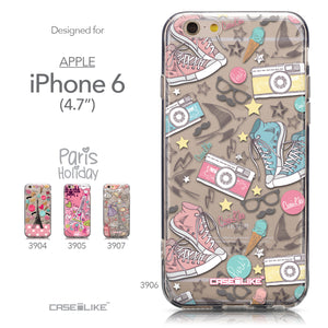 Collection - CASEiLIKE Apple iPhone 6 back cover Paris Holiday 3906
