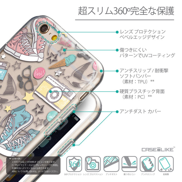 Details in Japanese - CASEiLIKE Apple iPhone 6 back cover Paris Holiday 3906