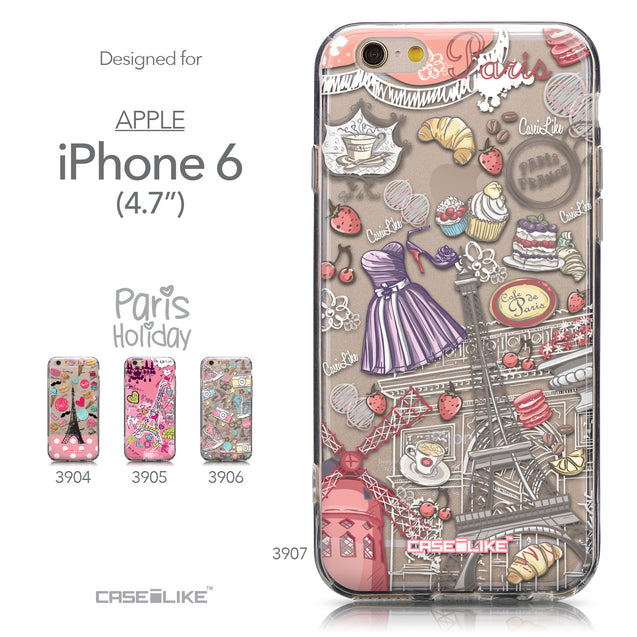 Collection - CASEiLIKE Apple iPhone 6 back cover Paris Holiday 3907