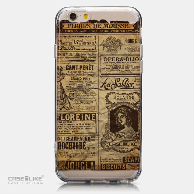CASEiLIKE Apple iPhone 6 back cover Vintage Newspaper Advertising 4819