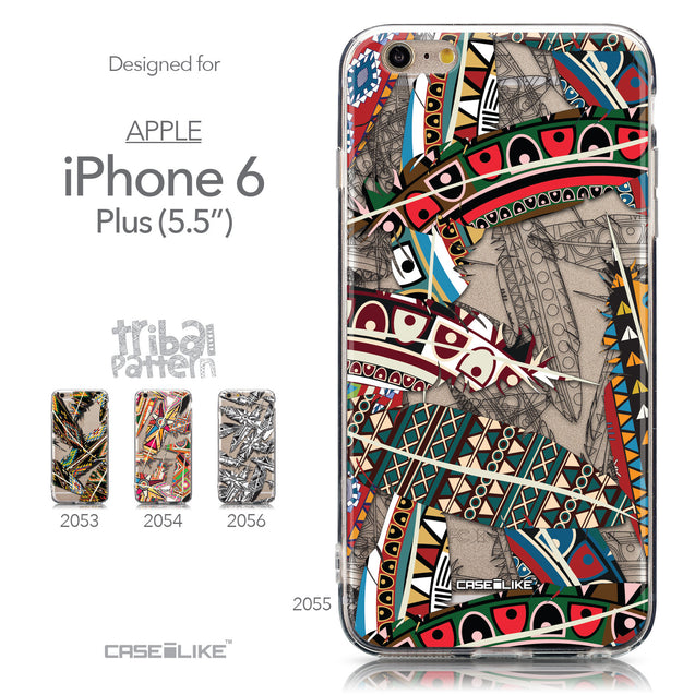 Collection - CASEiLIKE Apple iPhone 6 Plus back cover Indian 2055 Tribal Theme Pattern