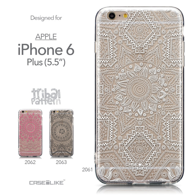 Collection - CASEiLIKE Apple iPhone 6 Plus back cover Indian Line Art 2061