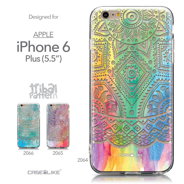Collection - CASEiLIKE Apple iPhone 6 Plus back cover Indian Line Art 2064