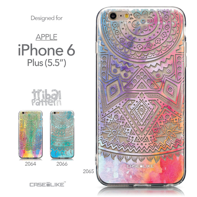 Collection - CASEiLIKE Apple iPhone 6 Plus back cover Indian Line Art 2065