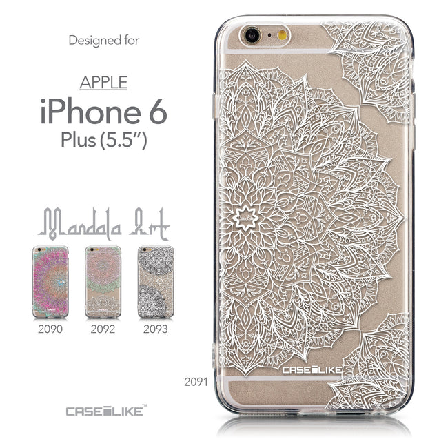 Collection - CASEiLIKE Apple iPhone 6 Plus back cover Mandala Art 2091