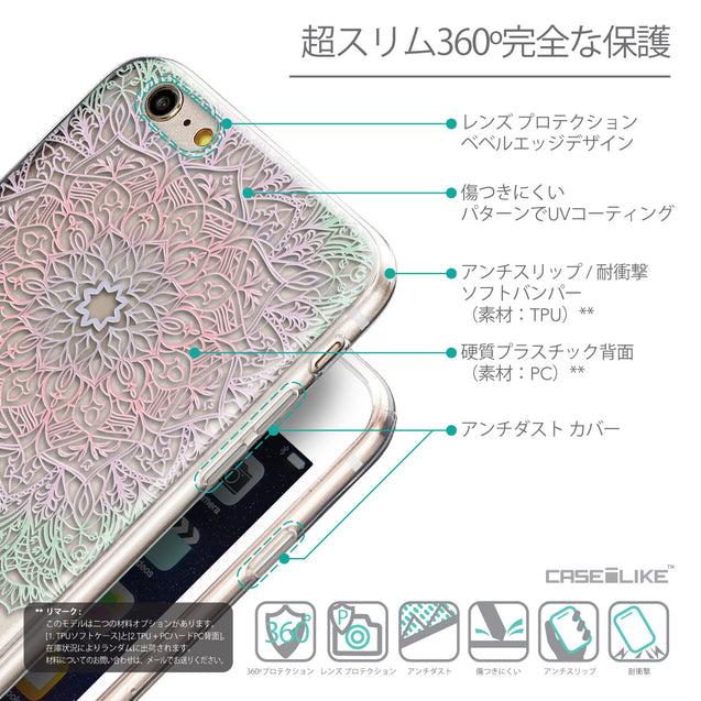 Details in Japanese - CASEiLIKE Apple iPhone 6 Plus back cover Mandala Art 2092