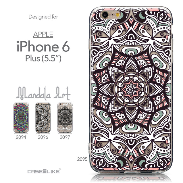 Collection - CASEiLIKE Apple iPhone 6 Plus back cover Mandala Art 2095