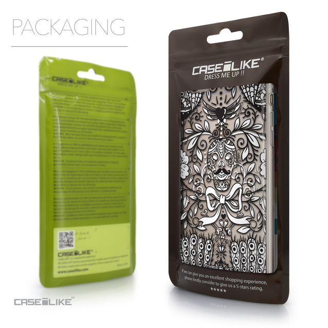 Packaging - CASEiLIKE Apple iPhone 6 Plus back cover Roses Ornamental Skulls Peacocks 2227
