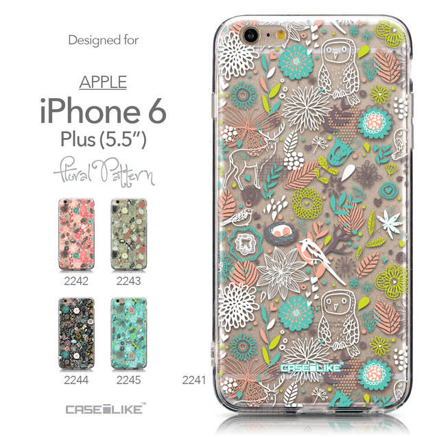 Collection - CASEiLIKE Apple iPhone 6 Plus back cover Spring Forest White 2241