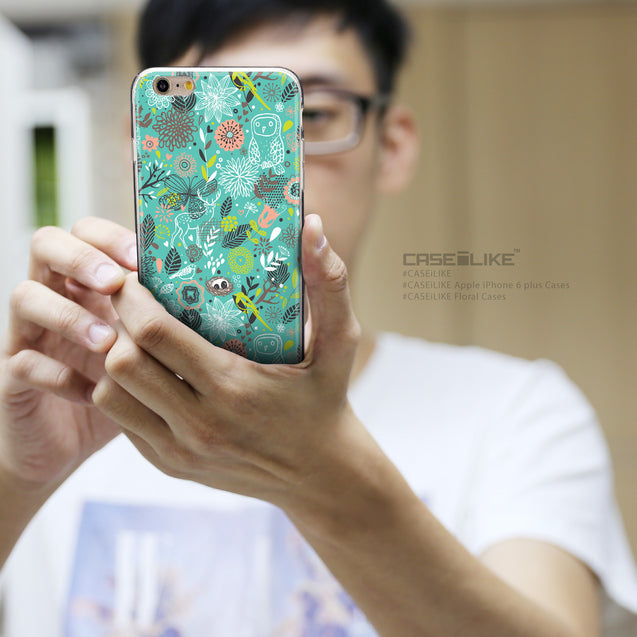 Share - CASEiLIKE Apple iPhone 6 Plus back cover Spring Forest Turquoise 2245