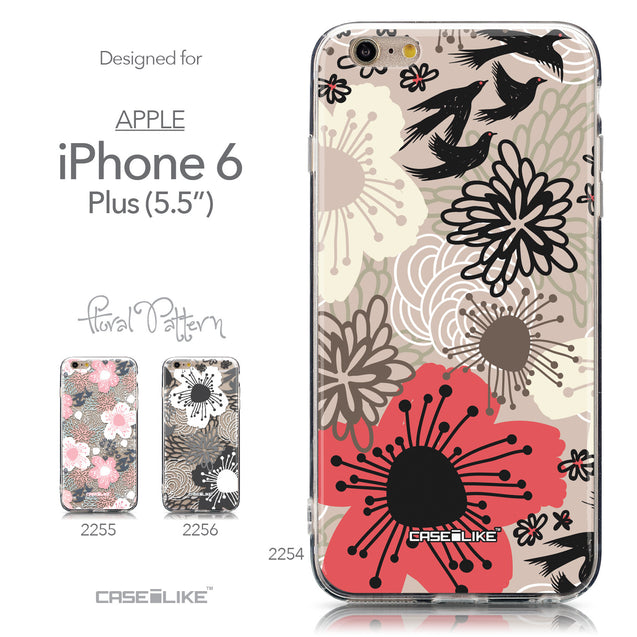 Collection - CASEiLIKE Apple iPhone 6 Plus back cover Japanese Floral 2254