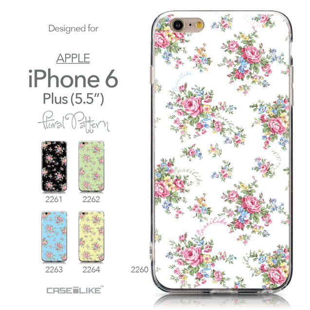 Collection - CASEiLIKE Apple iPhone 6 Plus back cover Floral Rose Classic 2260