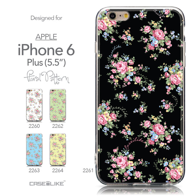 Collection - CASEiLIKE Apple iPhone 6 Plus back cover Floral Rose Classic 2261