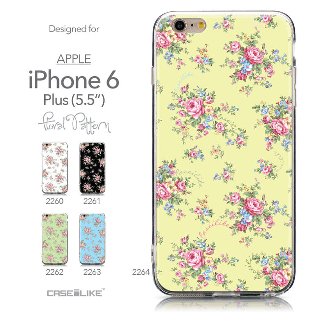 Collection - CASEiLIKE Apple iPhone 6 Plus back cover Floral Rose Classic 2264