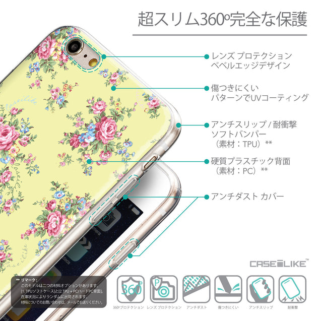 Details in Japanese - CASEiLIKE Apple iPhone 6 Plus back cover Floral Rose Classic 2264
