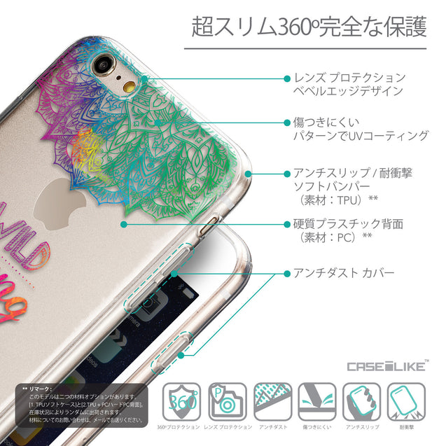Details in Japanese - CASEiLIKE Apple iPhone 6 Plus back cover Mandala Art 2302