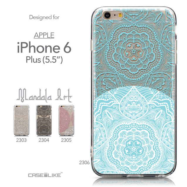 Collection - CASEiLIKE Apple iPhone 6 Plus back cover Mandala Art 2306