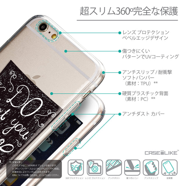Details in Japanese - CASEiLIKE Apple iPhone 6 Plus back cover Quote 2400