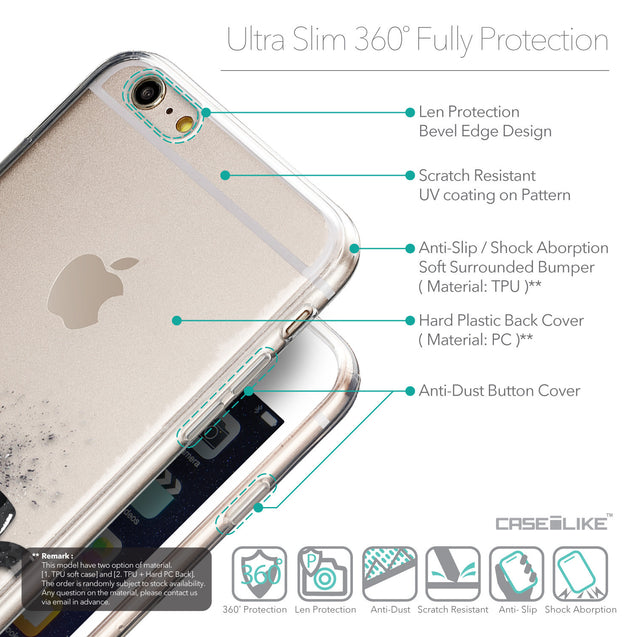Details in English - CASEiLIKE Apple iPhone 6 Plus back cover Quote 2402
