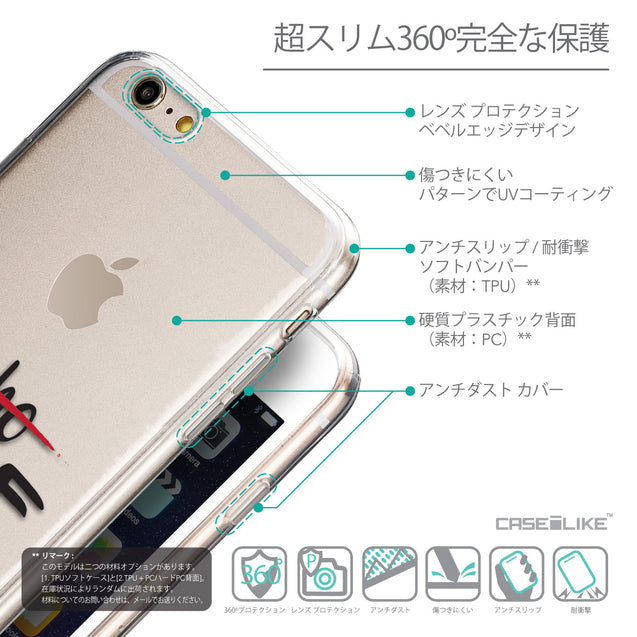 Details in Japanese - CASEiLIKE Apple iPhone 6 Plus back cover Quote 2405