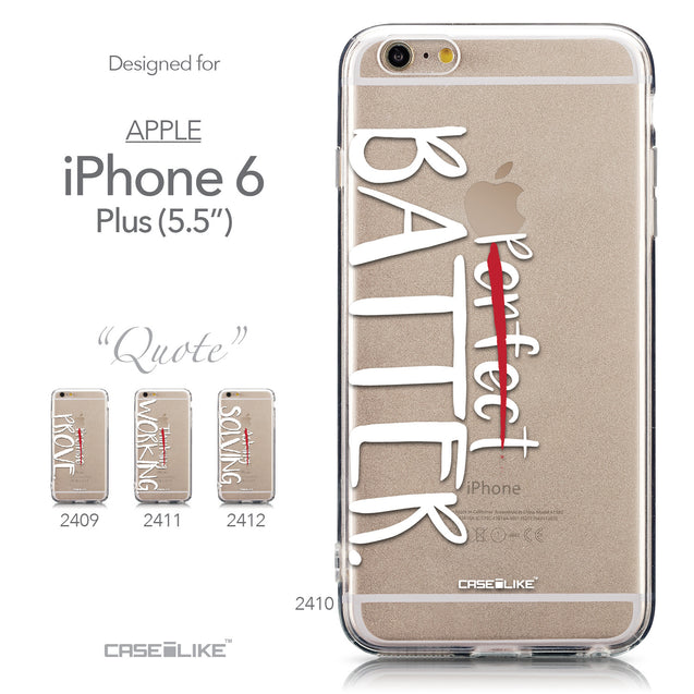 Collection - CASEiLIKE Apple iPhone 6 Plus back cover Quote 2410