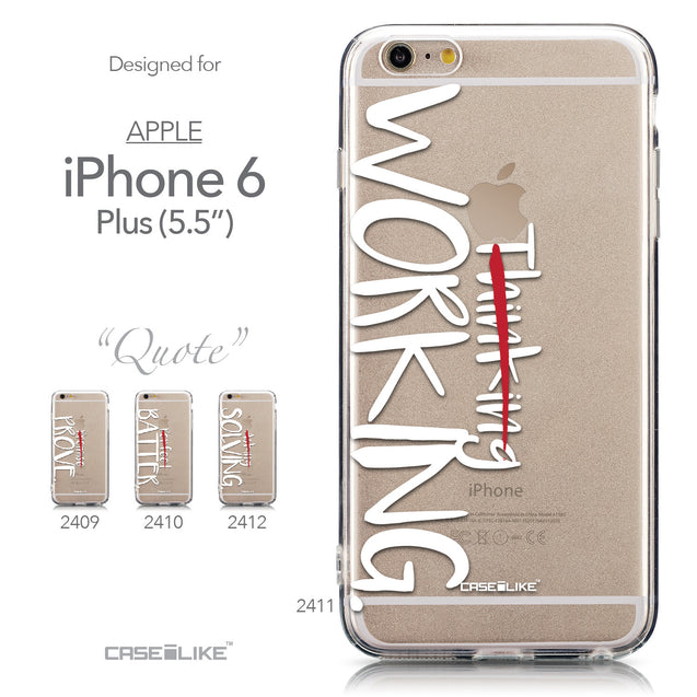 Collection - CASEiLIKE Apple iPhone 6 Plus back cover Quote 2411