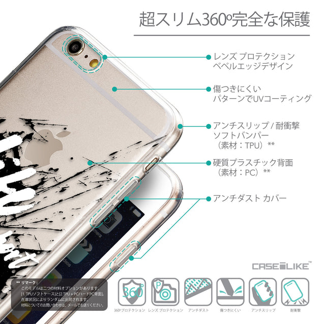 Details in Japanese - CASEiLIKE Apple iPhone 6 Plus back cover Quote 2416