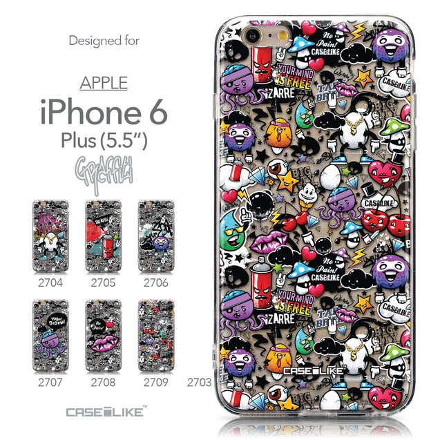 Collection - CASEiLIKE Apple iPhone 6 Plus back cover Graffiti 2703
