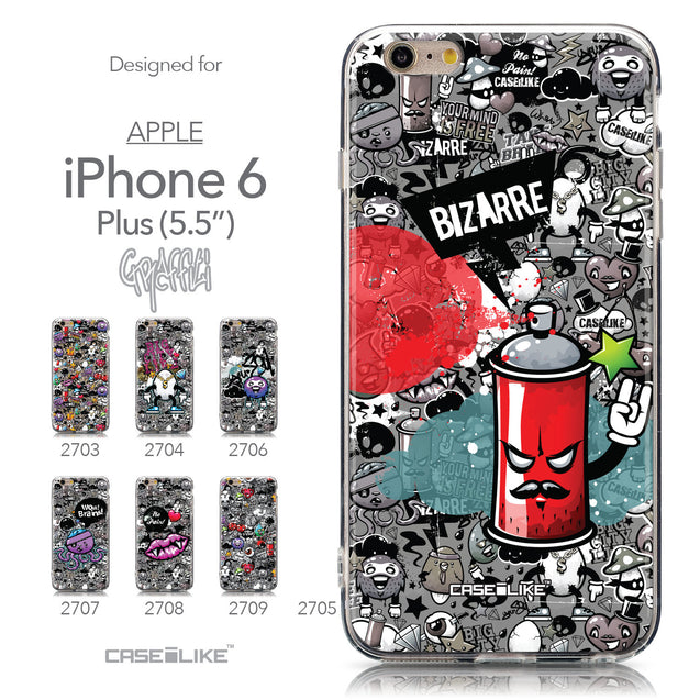 Collection - CASEiLIKE Apple iPhone 6 Plus back cover Graffiti 2705