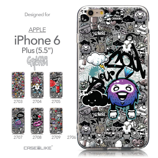 Collection - CASEiLIKE Apple iPhone 6 Plus back cover Graffiti 2706