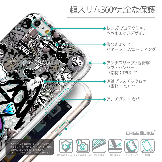 Details in Japanese - CASEiLIKE Apple iPhone 6 Plus back cover Graffiti 2706