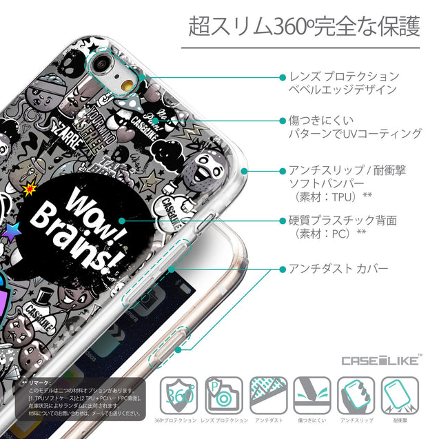 Details in Japanese - CASEiLIKE Apple iPhone 6 Plus back cover Graffiti 2707