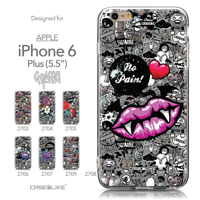 Collection - CASEiLIKE Apple iPhone 6 Plus back cover Graffiti 2708