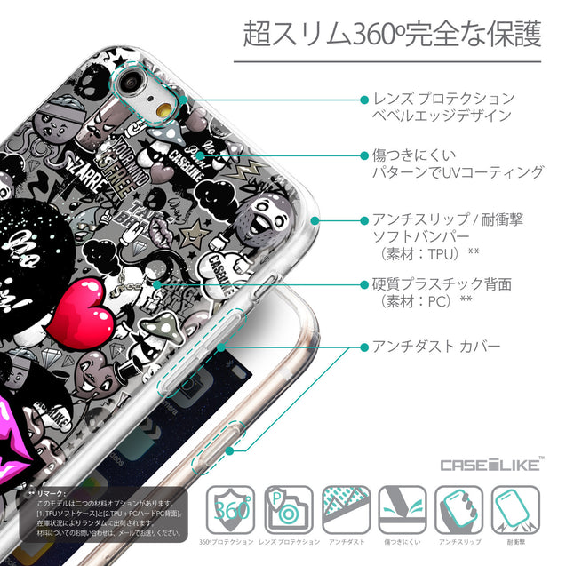 Details in Japanese - CASEiLIKE Apple iPhone 6 Plus back cover Graffiti 2708