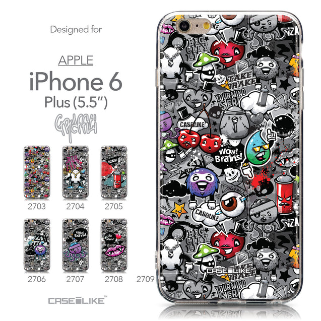 Collection - CASEiLIKE Apple iPhone 6 Plus back cover Graffiti 2709