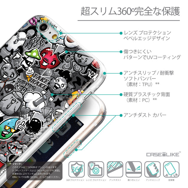Details in Japanese - CASEiLIKE Apple iPhone 6 Plus back cover Graffiti 2709