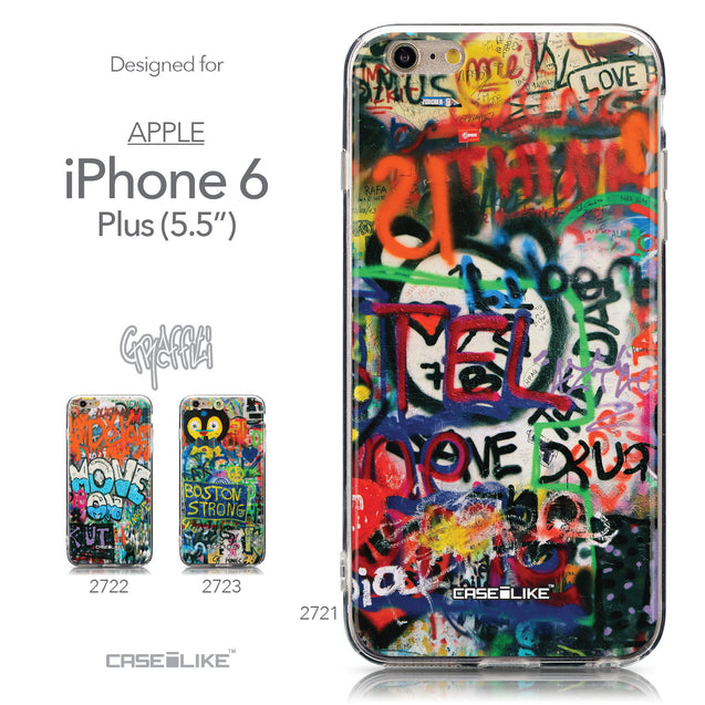 Collection - CASEiLIKE Apple iPhone 6 Plus back cover Graffiti 2721