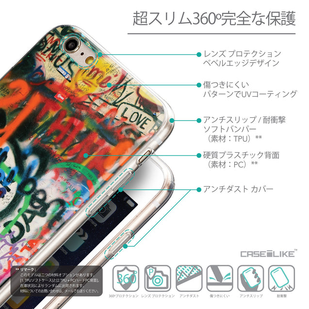 Details in Japanese - CASEiLIKE Apple iPhone 6 Plus back cover Graffiti 2721
