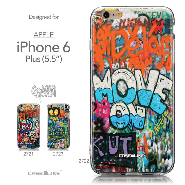 Collection - CASEiLIKE Apple iPhone 6 Plus back cover Graffiti 2722