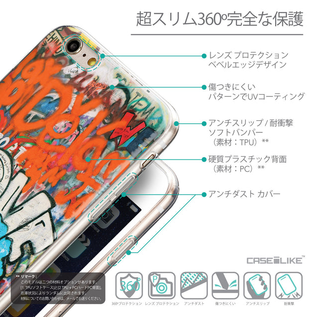 Details in Japanese - CASEiLIKE Apple iPhone 6 Plus back cover Graffiti 2722