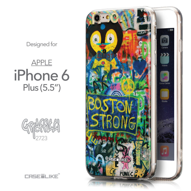 Front & Side View - CASEiLIKE Apple iPhone 6 Plus back cover Graffiti 2723