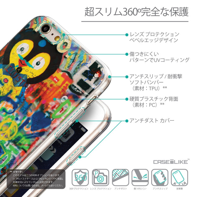 Details in Japanese - CASEiLIKE Apple iPhone 6 Plus back cover Graffiti 2723