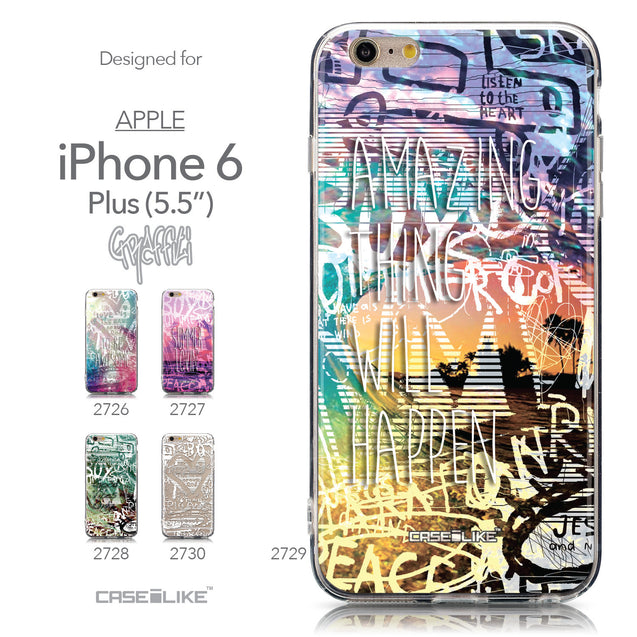Collection - CASEiLIKE Apple iPhone 6 Plus back cover Graffiti 2729