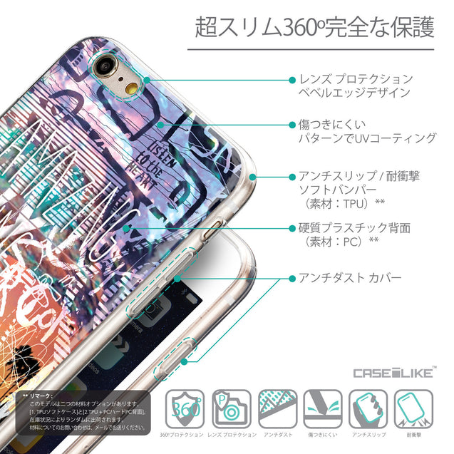 Details in Japanese - CASEiLIKE Apple iPhone 6 Plus back cover Graffiti 2729