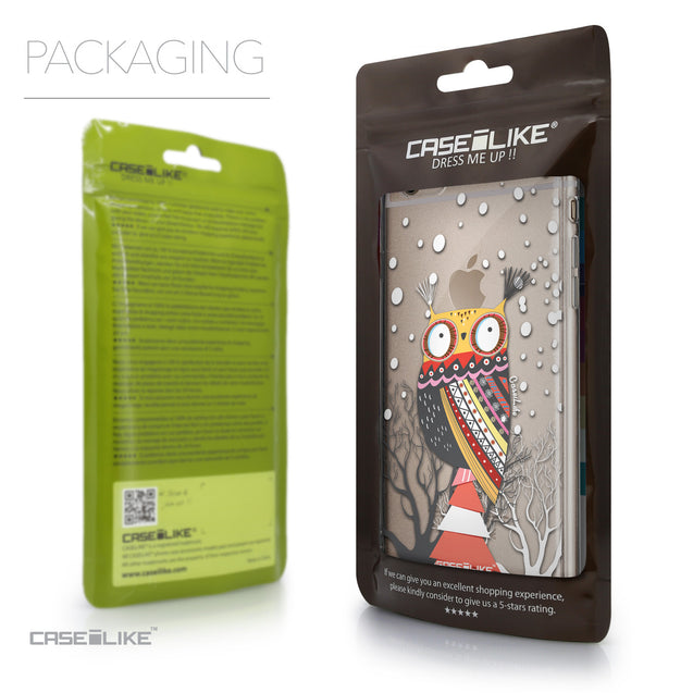 Packaging - CASEiLIKE Apple iPhone 6 Plus back cover Owl Graphic Design 3317