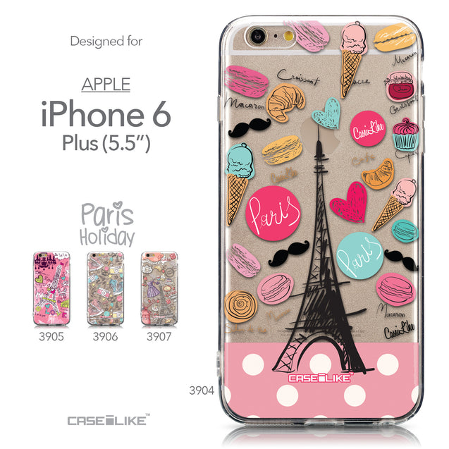 Collection - CASEiLIKE Apple iPhone 6 Plus back cover Paris Holiday 3904