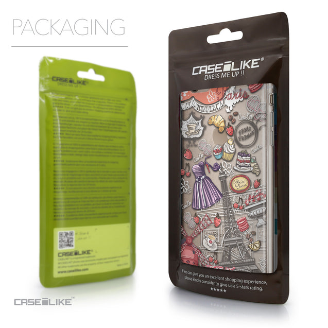 Packaging - CASEiLIKE Apple iPhone 6 Plus back cover Paris Holiday 3907
